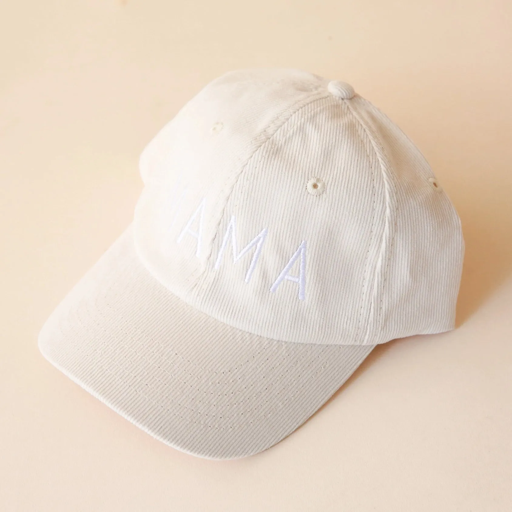 Mama Baseball Hat - Ivory