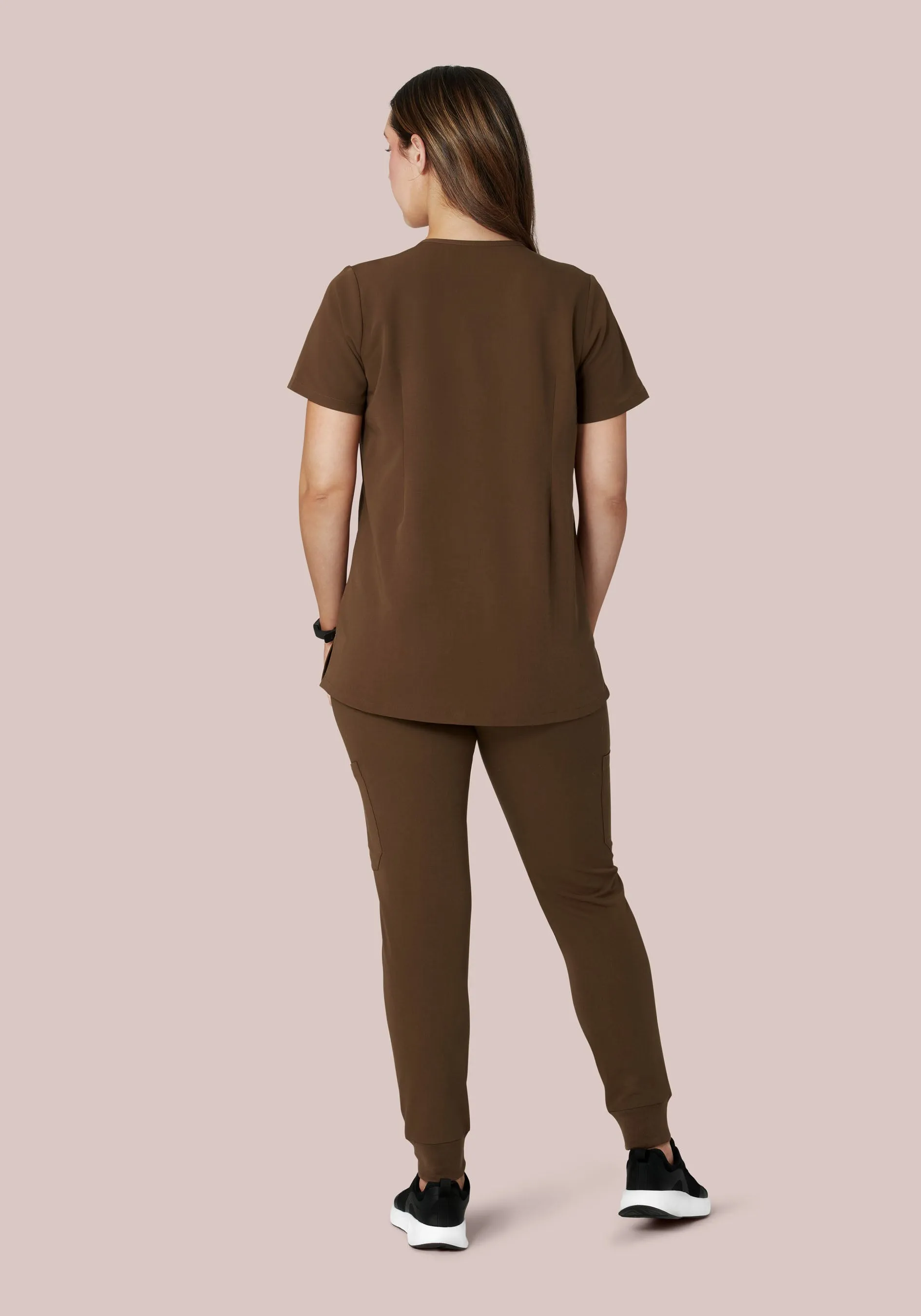 Maternity Joggers Chocolate Brown