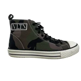 Men's Camouflage High Trainers Khaki Size EU 43 / UK 9