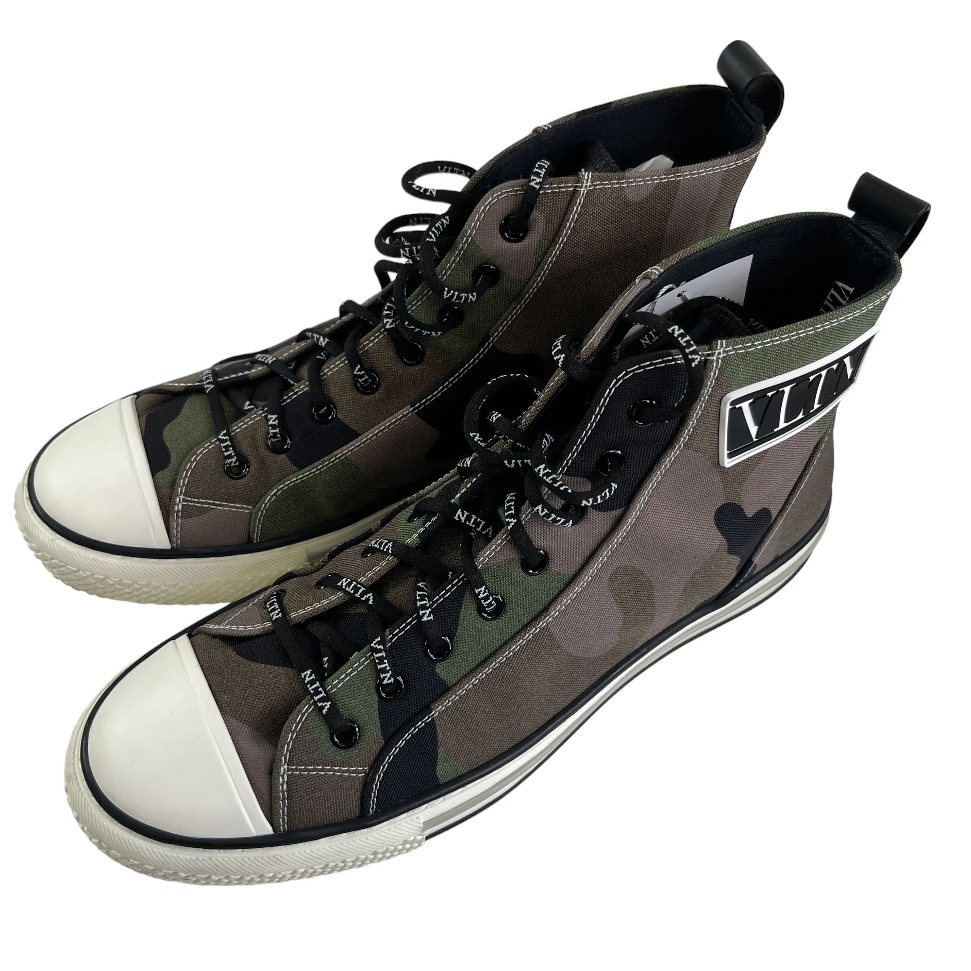 Men's Camouflage High Trainers Khaki Size EU 43 / UK 9