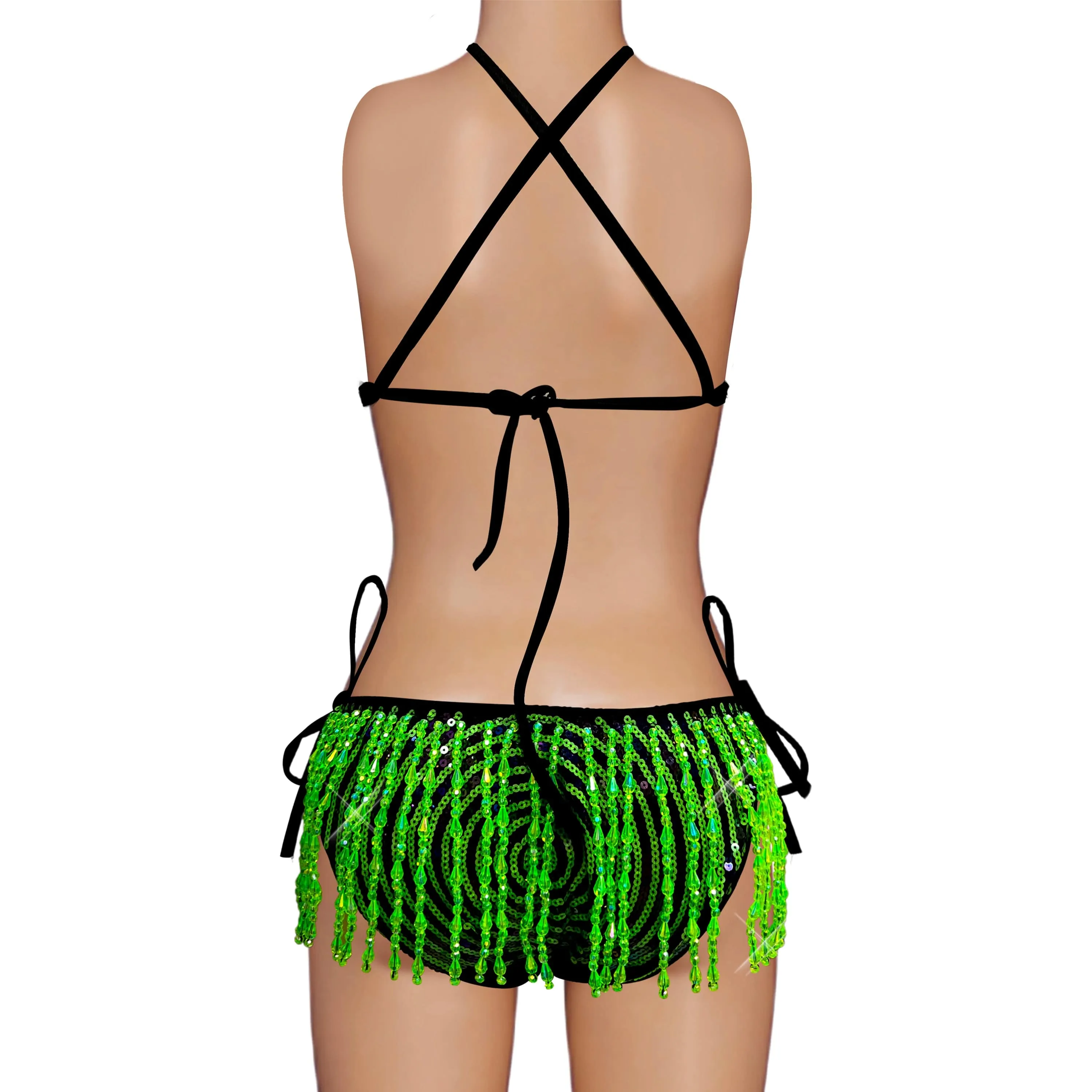 Neon Green UV Reactive Matrixx ReloadedBodysuit