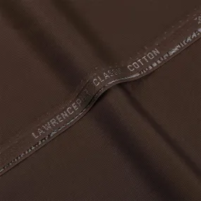 Plain-Chocolate Brown, Classic Cotton Shalwar Kameez Fabric