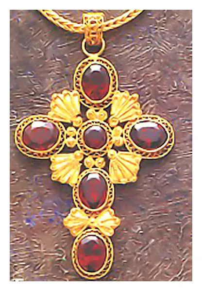 Queen Bess Cross Necklace