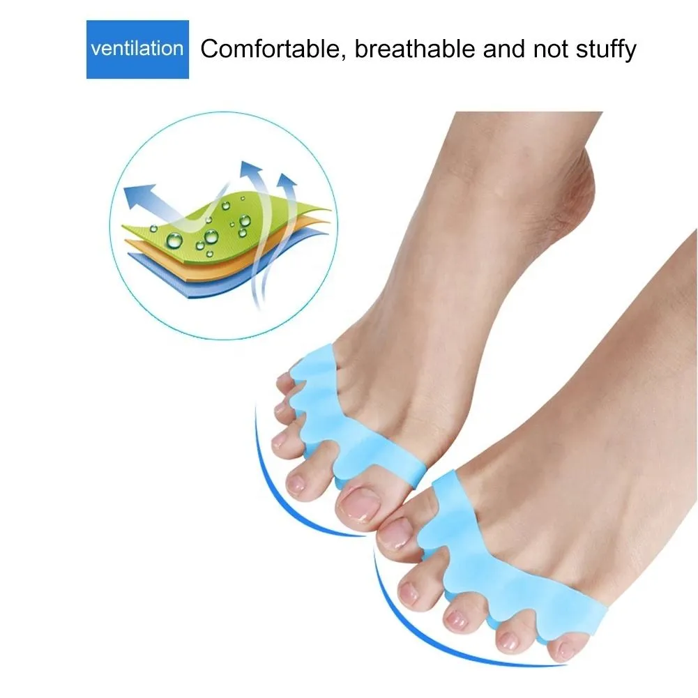 Silicone Toes Separator Bunion Bone Ectropion Adjuster Toes Outer Appliance Foot Care Tools Hallux Valgus Corrector