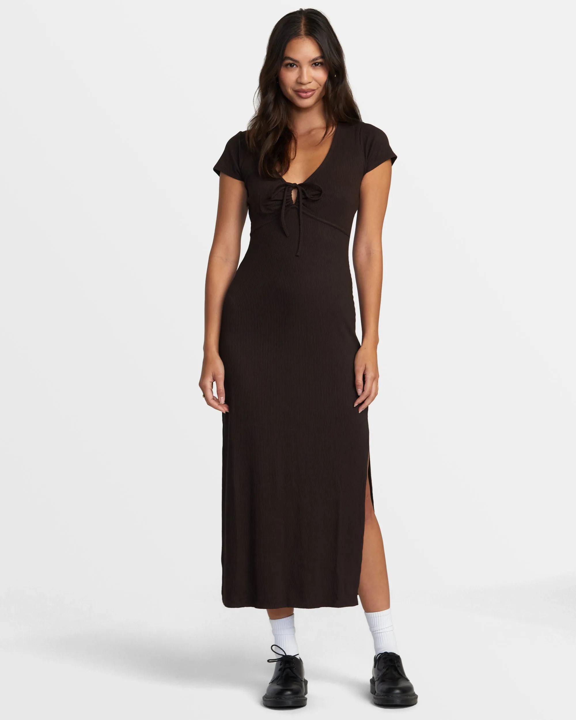 Smitten II Midi Dress - Chocolate Torte