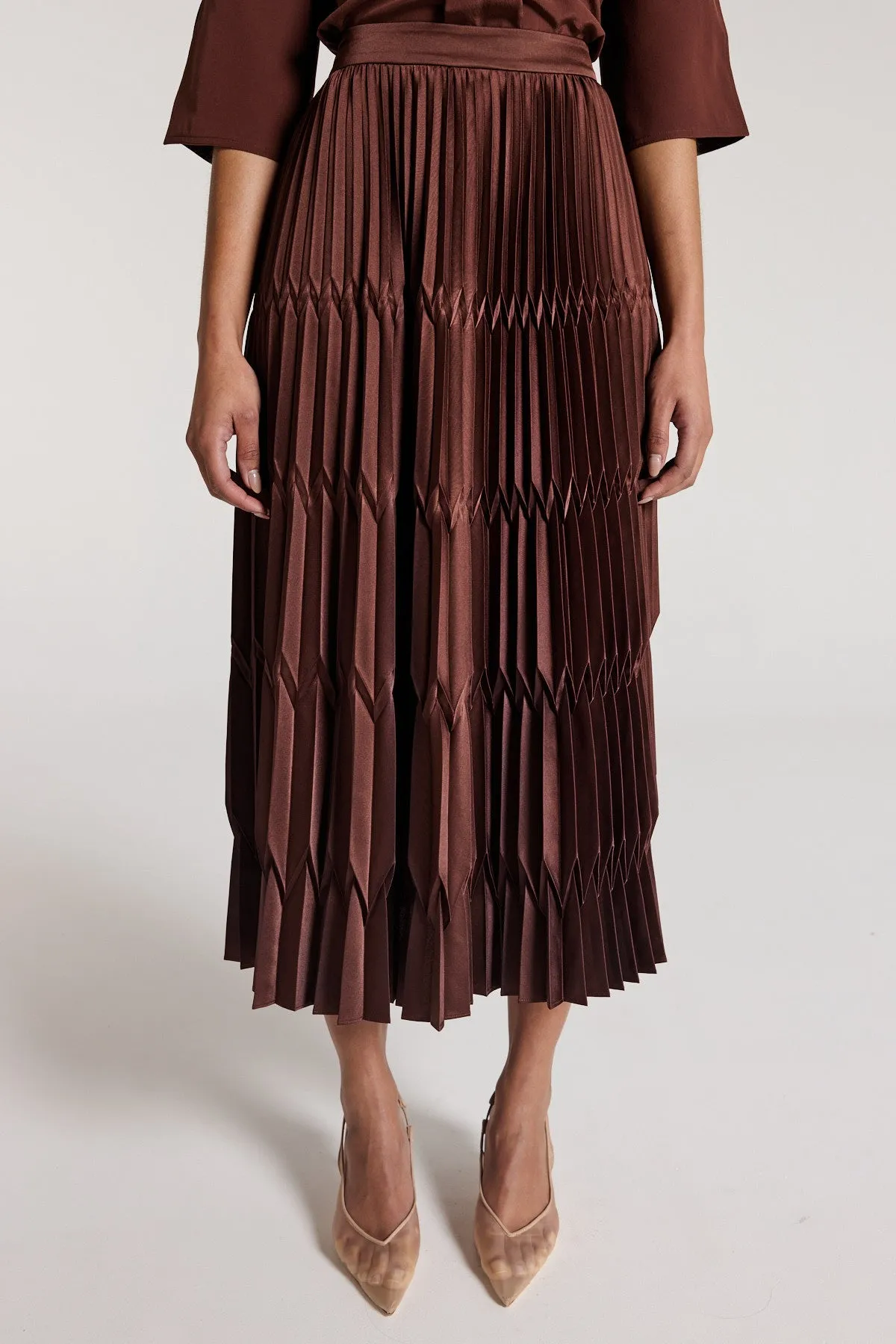 Sonya Skirt - Chocolate