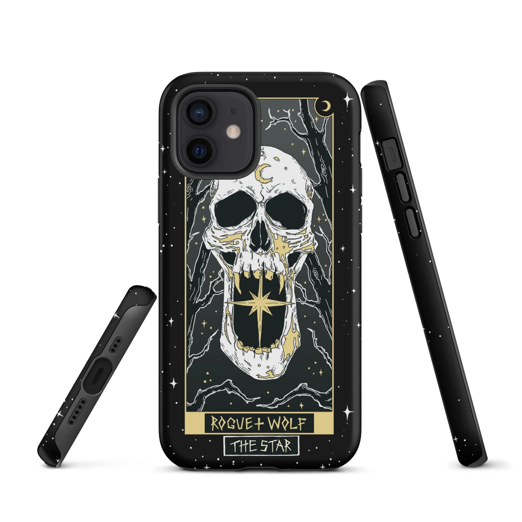 Star Tarot Tough Phone Case for iPhone - Shockproof Anti-scratch Witchy Accessory Goth Cover