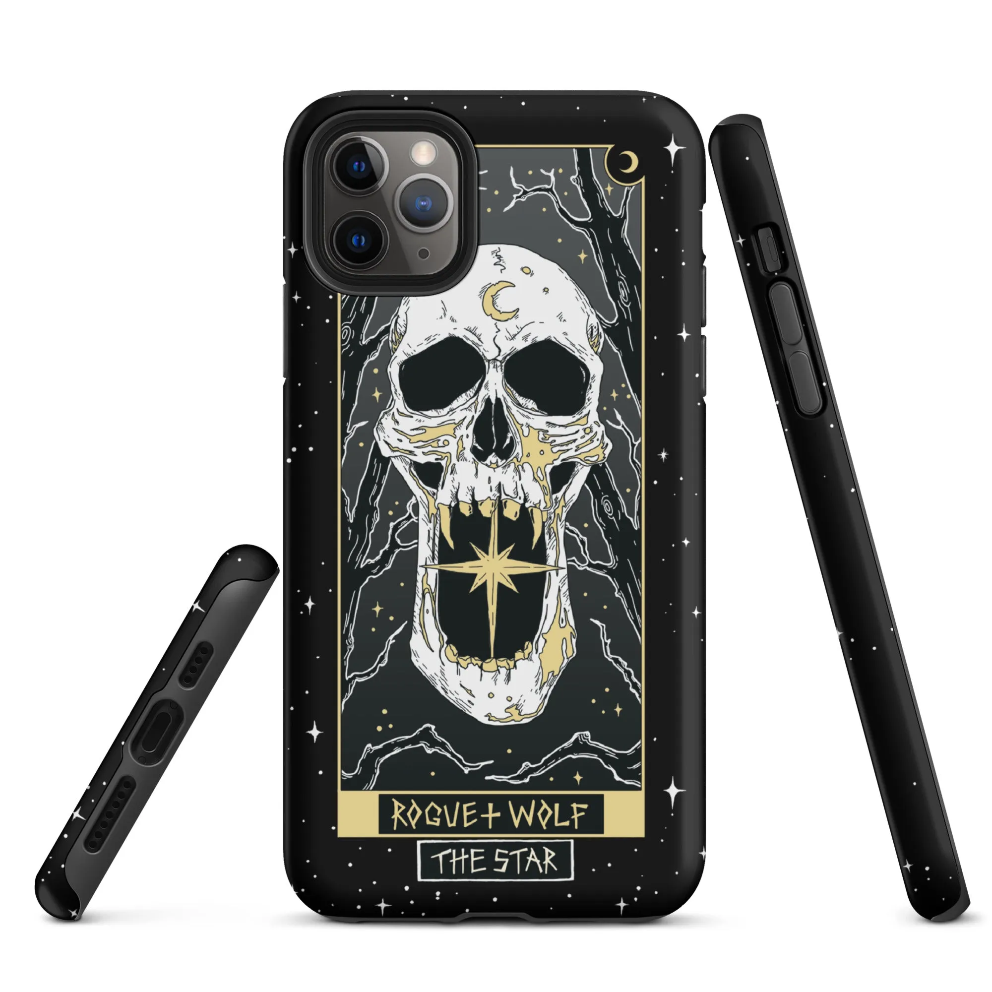 Star Tarot Tough Phone Case for iPhone - Shockproof Anti-scratch Witchy Accessory Goth Cover