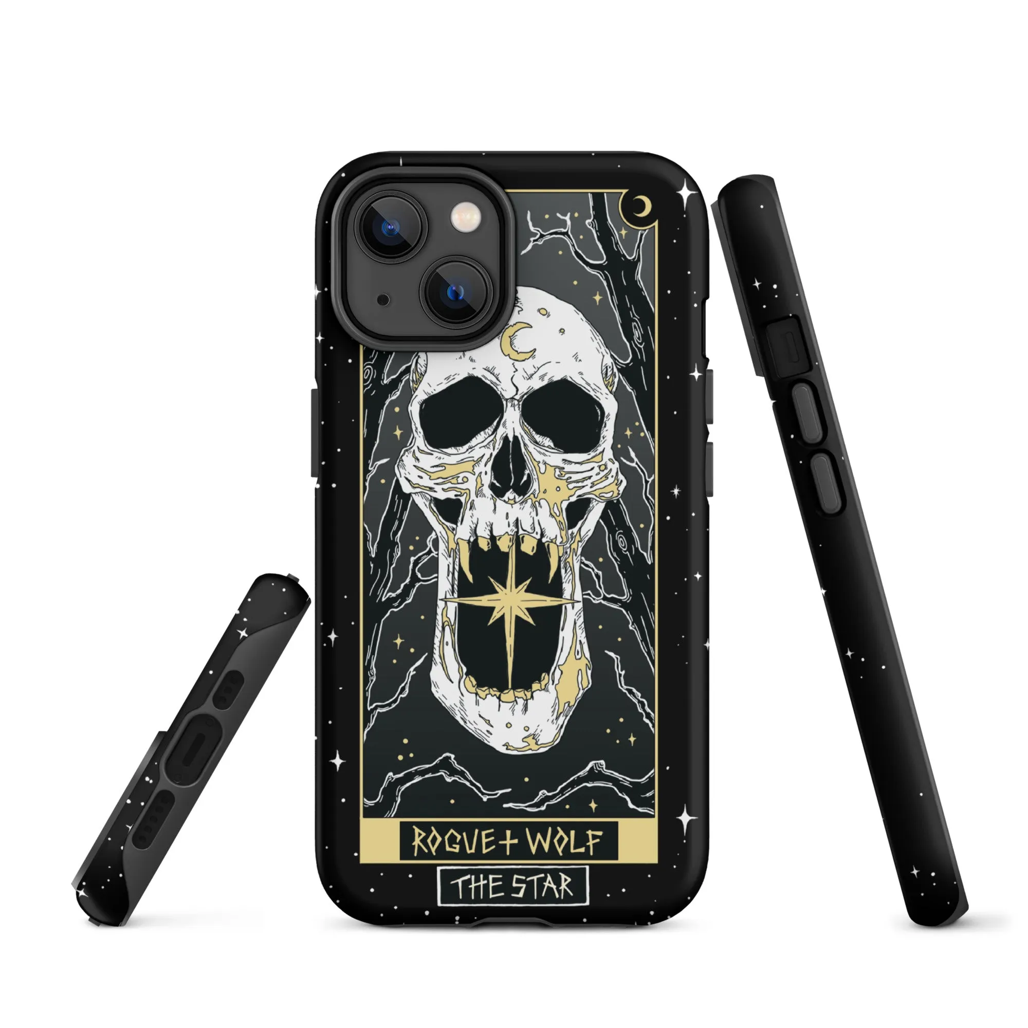 Star Tarot Tough Phone Case for iPhone - Shockproof Anti-scratch Witchy Accessory Goth Cover