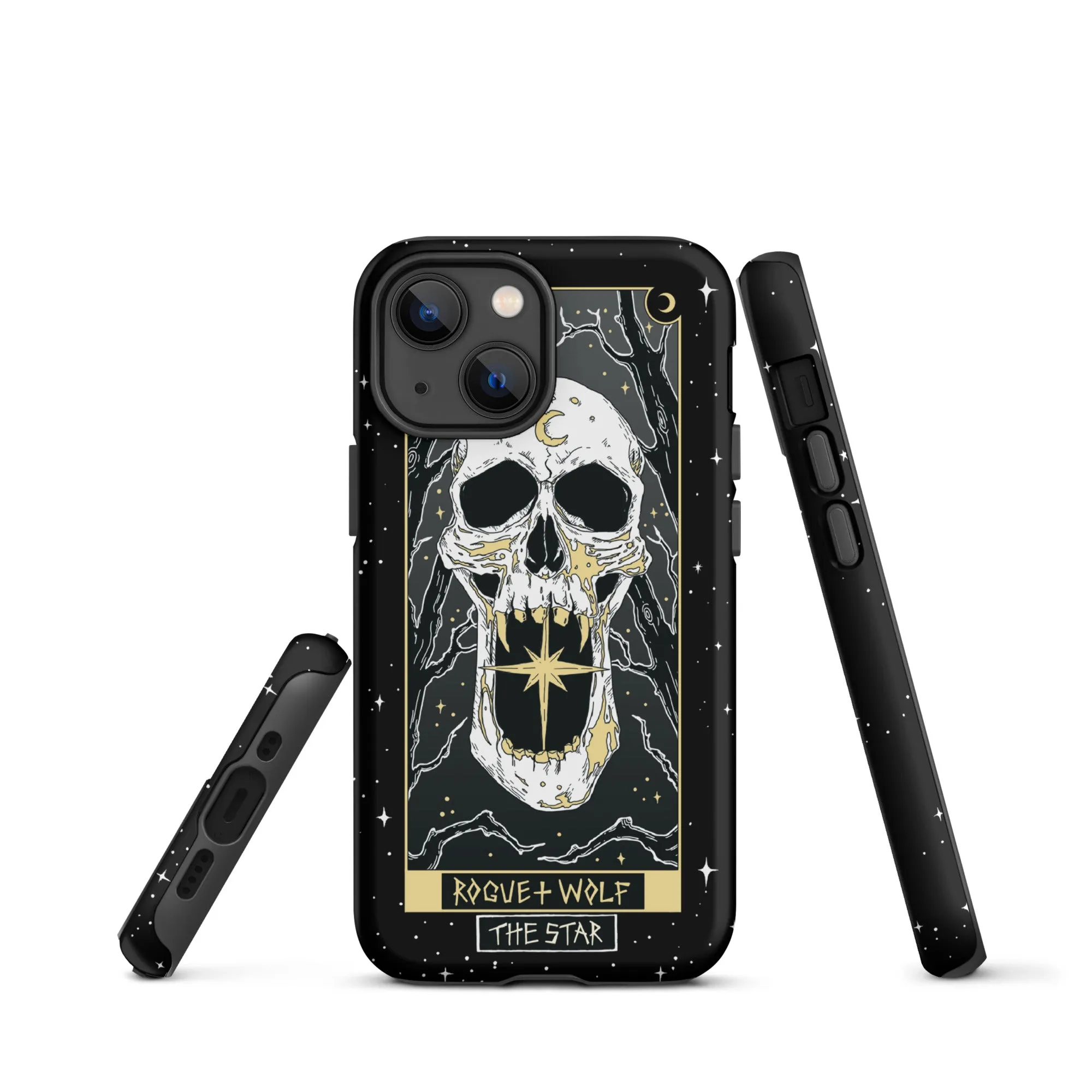 Star Tarot Tough Phone Case for iPhone - Shockproof Anti-scratch Witchy Accessory Goth Cover