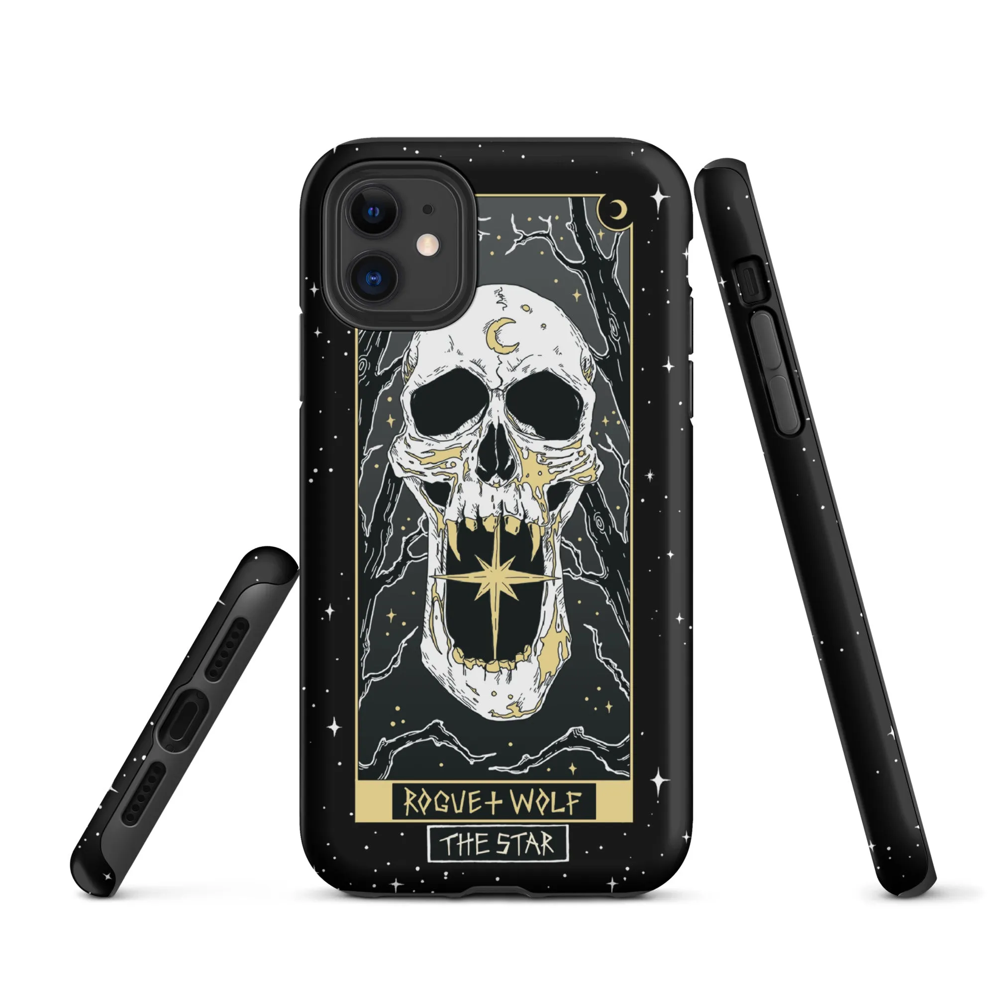 Star Tarot Tough Phone Case for iPhone - Shockproof Anti-scratch Witchy Accessory Goth Cover