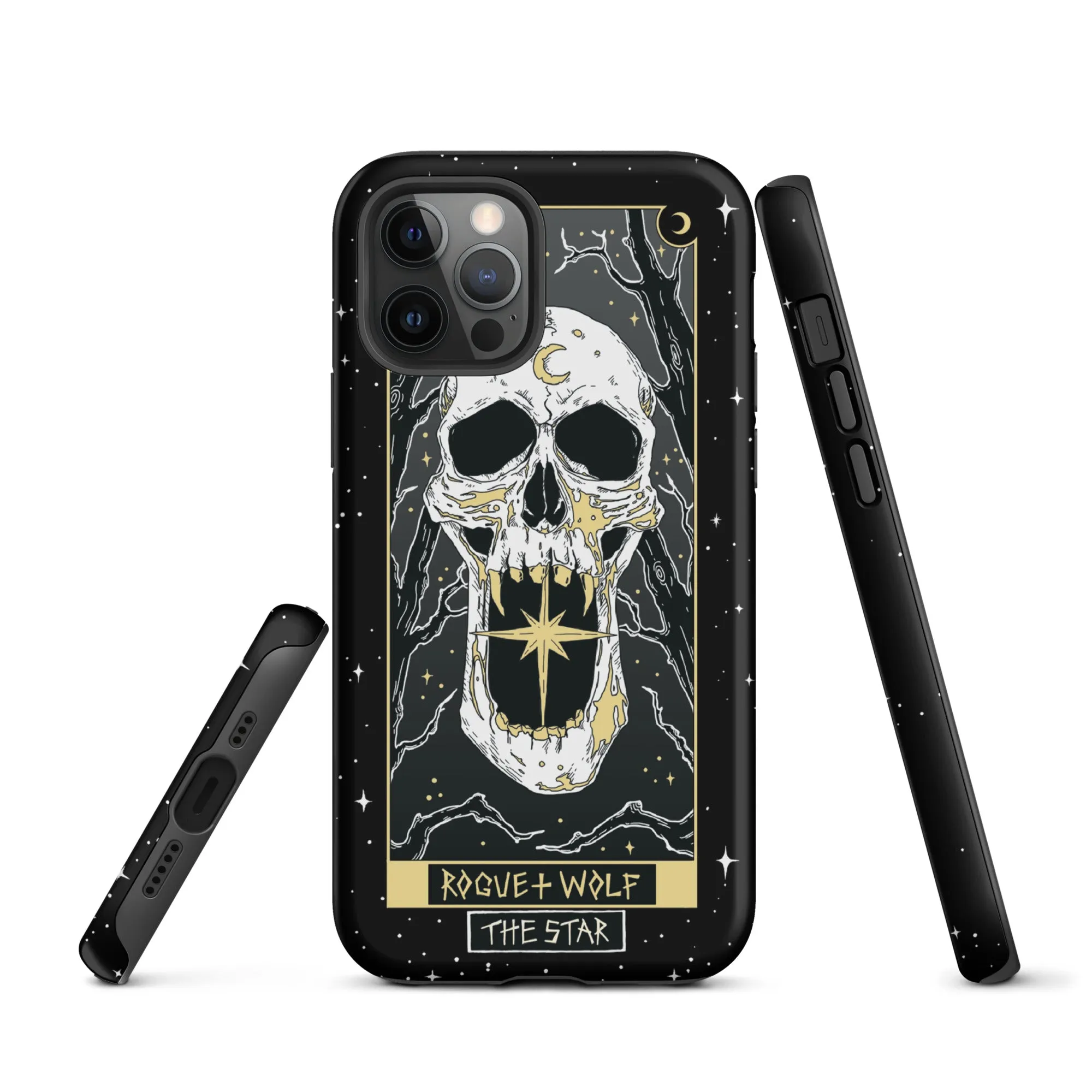 Star Tarot Tough Phone Case for iPhone - Shockproof Anti-scratch Witchy Accessory Goth Cover