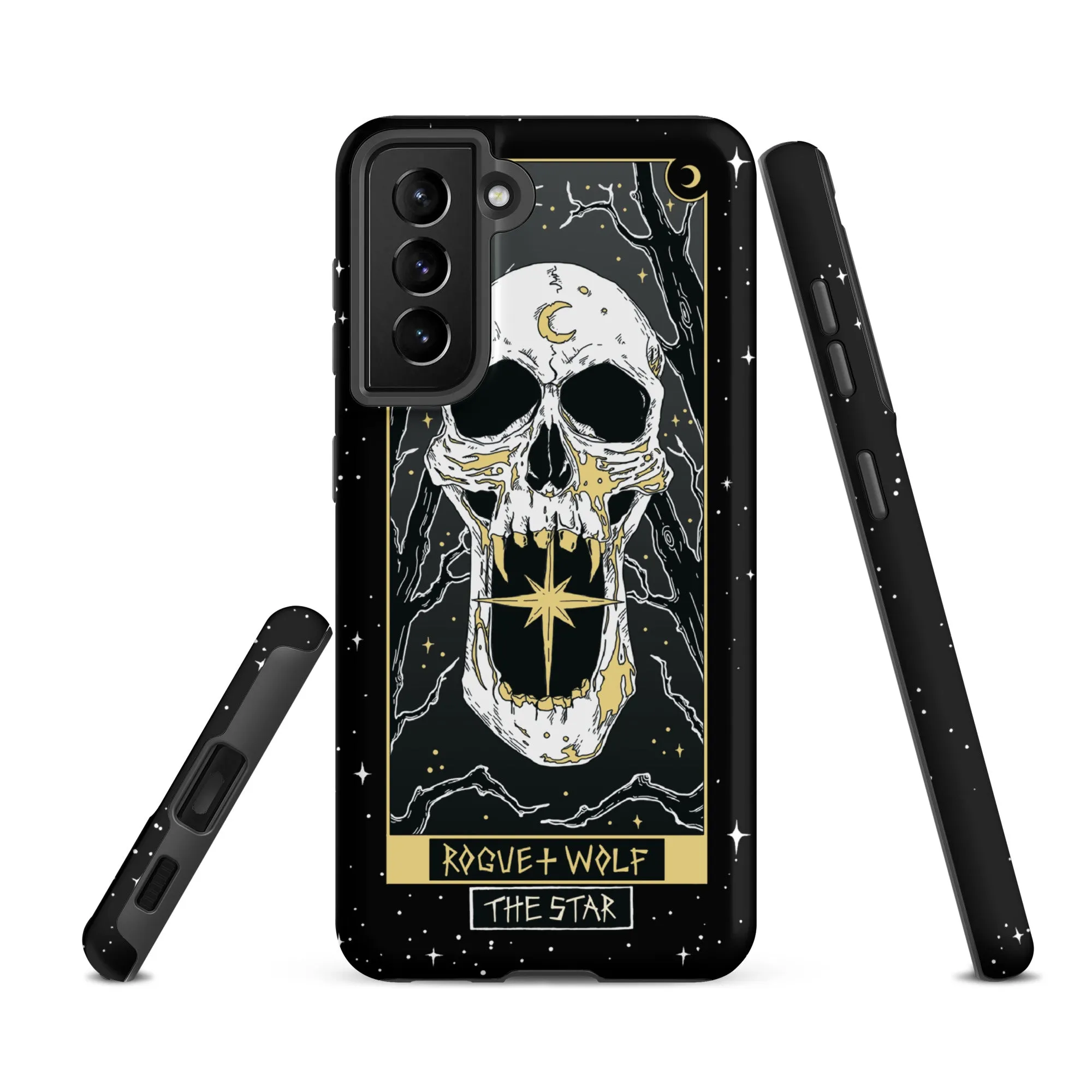 Star Tarot Tough Phone Case for Samsung - Shockproof Anti-scratch Witchy Phone Accessories Goth Cover