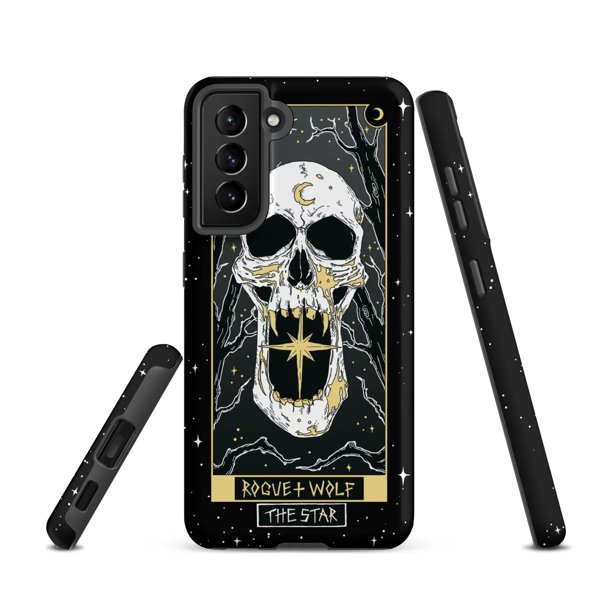 Star Tarot Tough Phone Case for Samsung - Shockproof Anti-scratch Witchy Phone Accessories Goth Cover