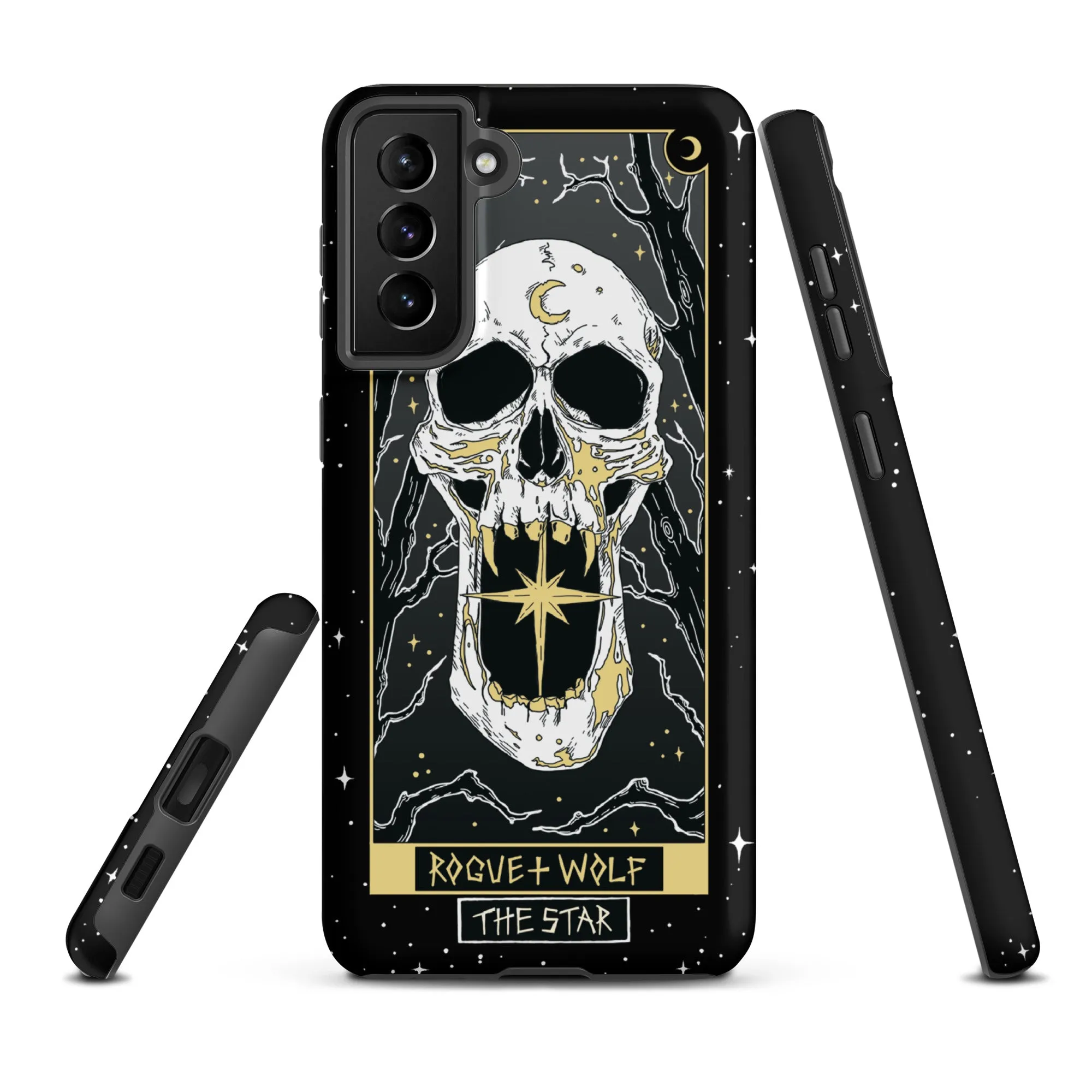 Star Tarot Tough Phone Case for Samsung - Shockproof Anti-scratch Witchy Phone Accessories Goth Cover