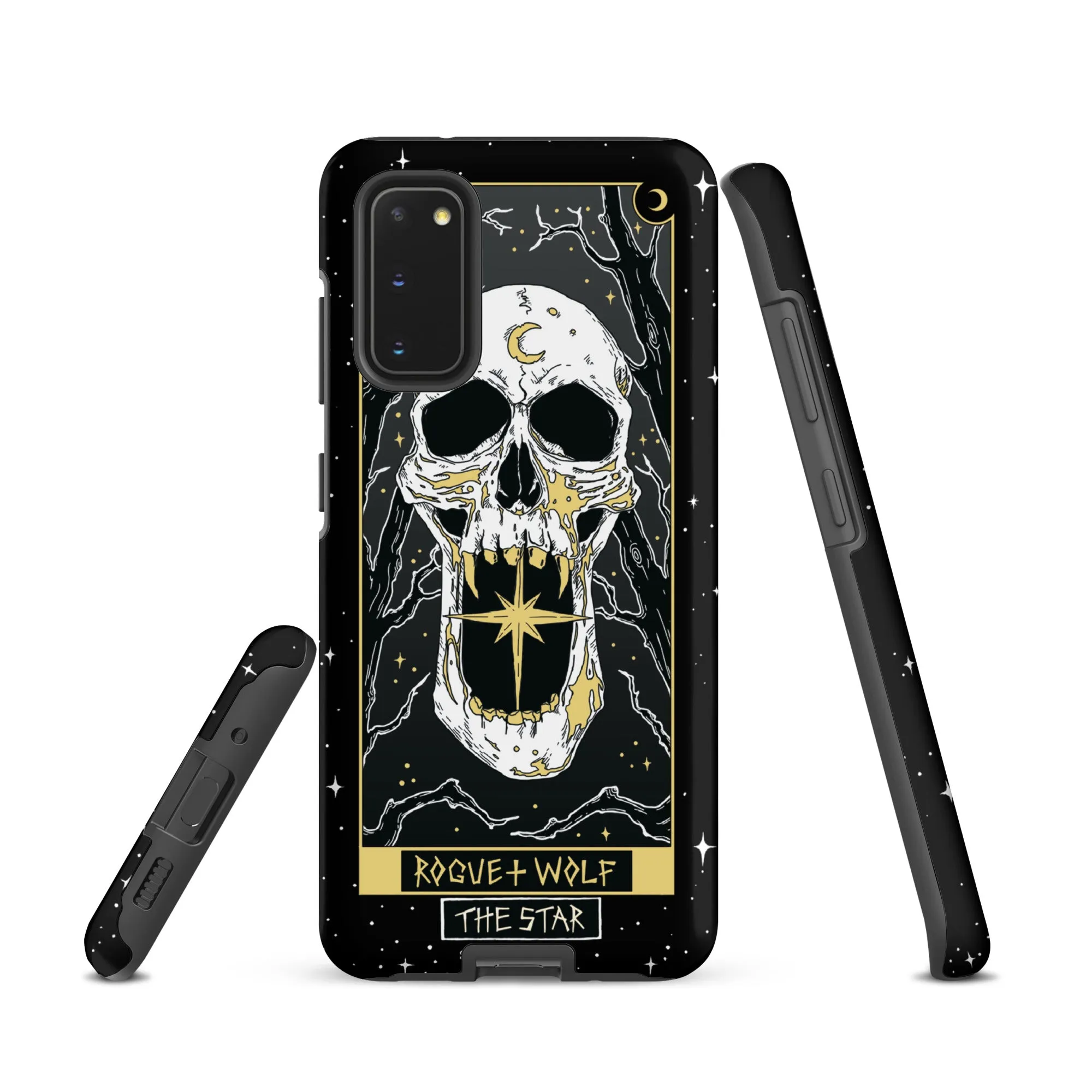 Star Tarot Tough Phone Case for Samsung - Shockproof Anti-scratch Witchy Phone Accessories Goth Cover