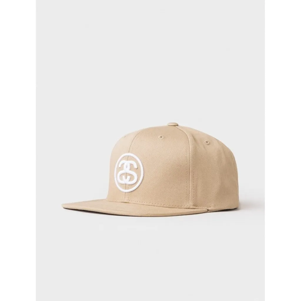 STUSSY SS-LINK SP17 SNAPBACK CAP KHAKI 131695