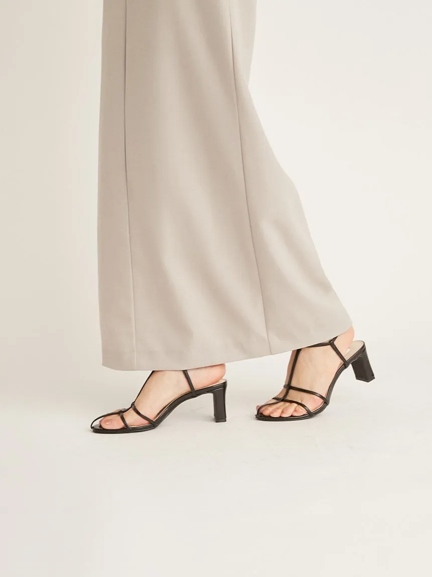 Sustainable Straight Maxi Side Slit Skirt