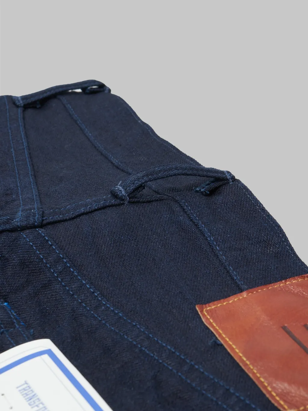 Tanuki IDHT "Indigo x Indigo" 15oz High Tapered Jeans