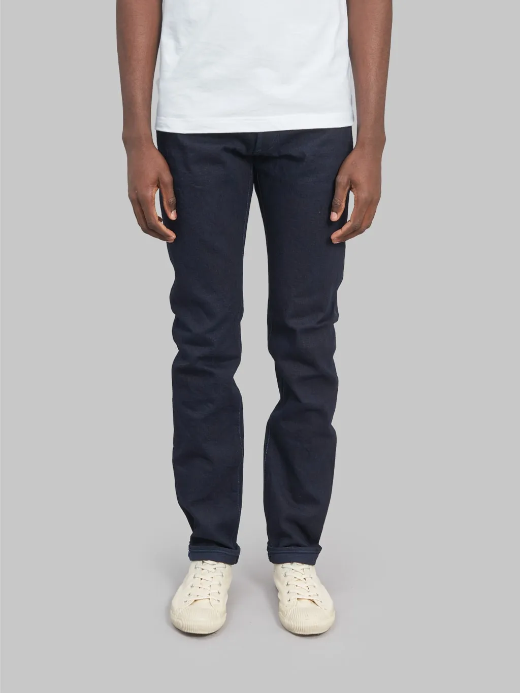 Tanuki IDHT "Indigo x Indigo" 15oz High Tapered Jeans