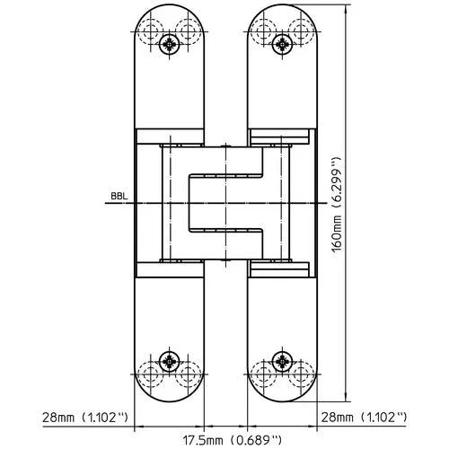 Tectus - Simonswerk - TE 340 3D Concealed Hinge (Each)