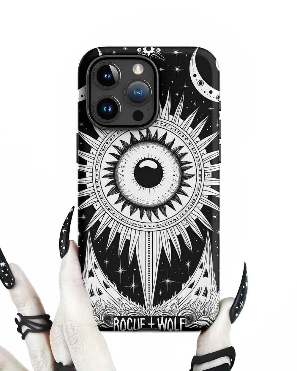 The Cosmos Awakens Tough Phone Case for iPhone - Witchy Gothic Shockproof Anti-scratch Case Gift for Him/Her