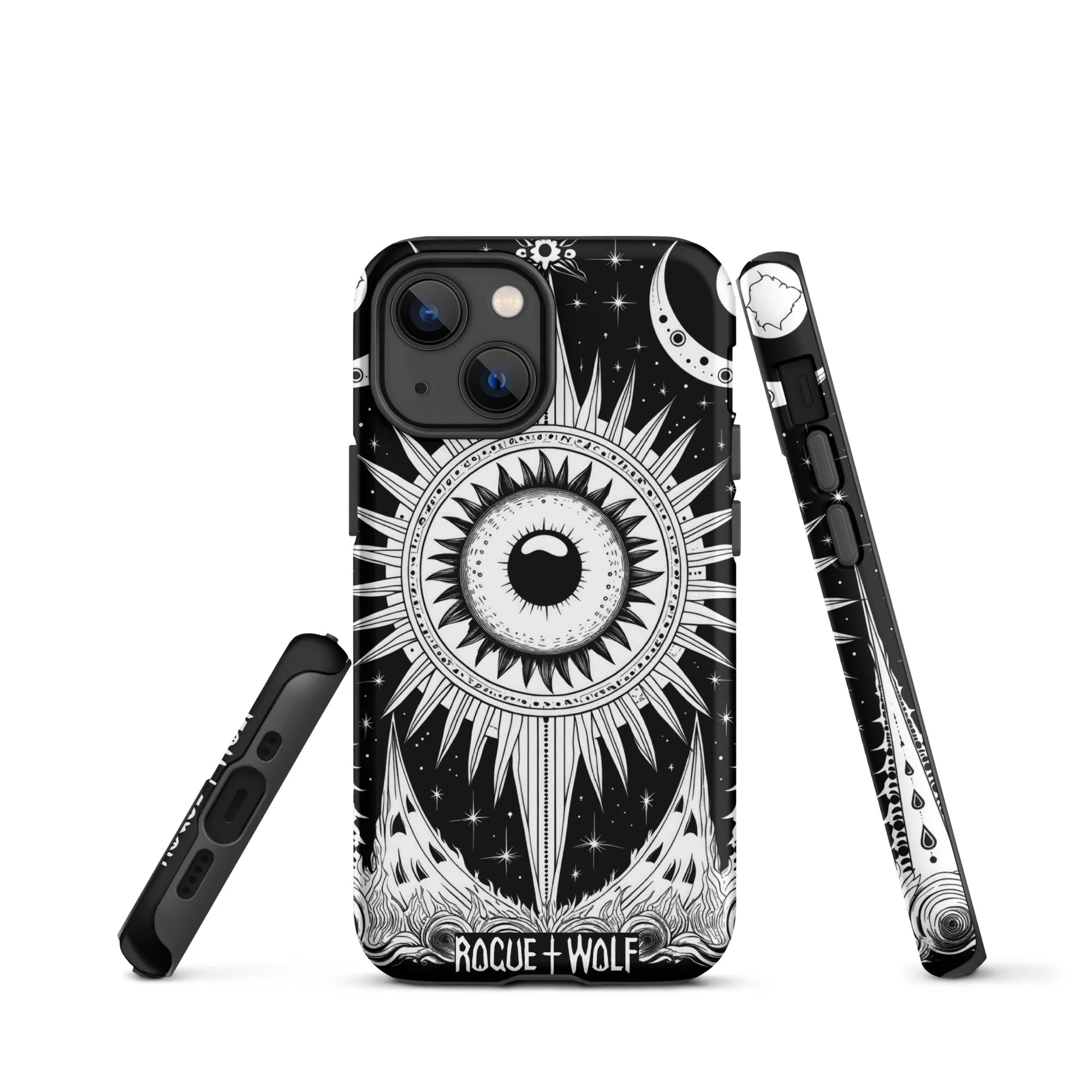 The Cosmos Awakens Tough Phone Case for iPhone - Witchy Gothic Shockproof Anti-scratch Case Gift for Him/Her