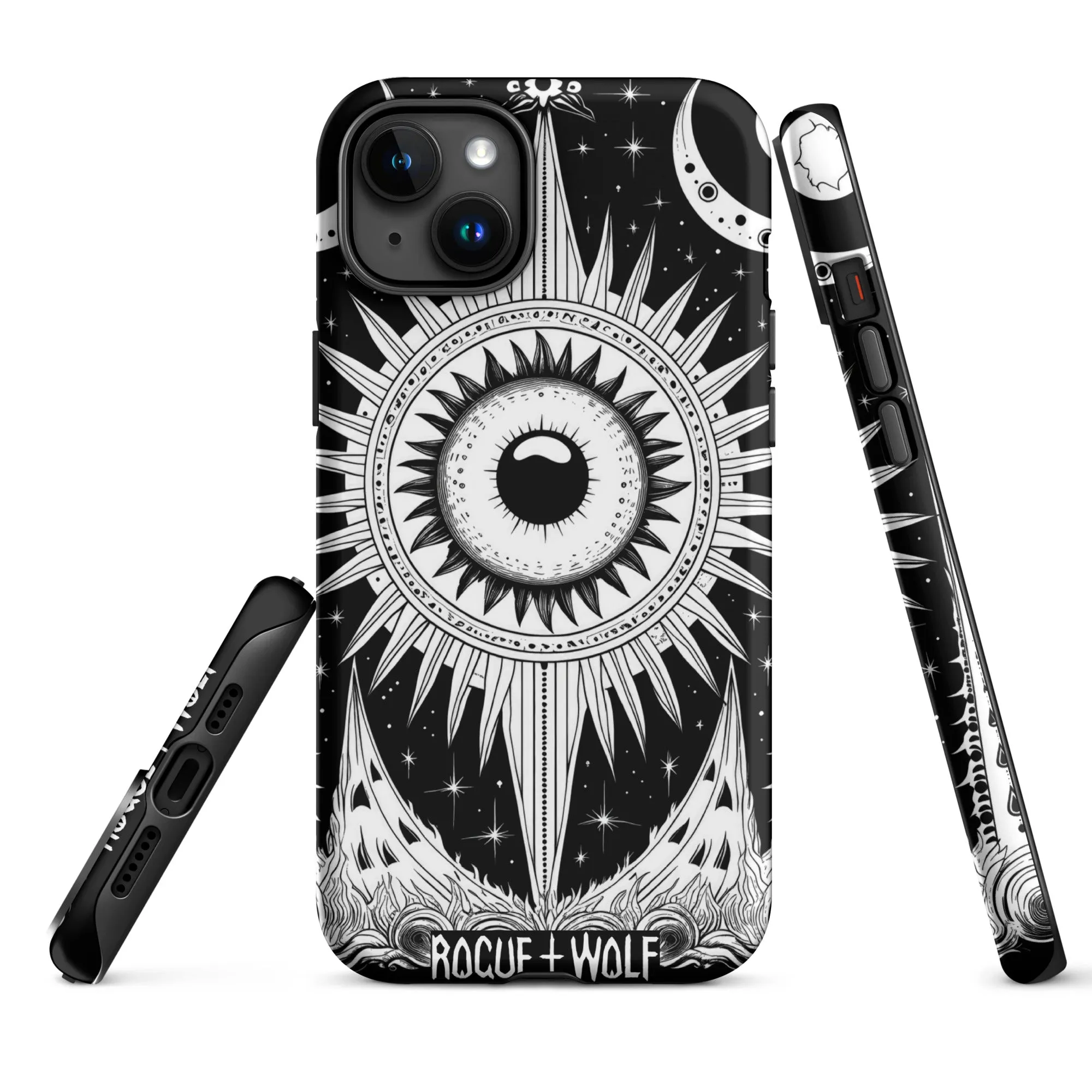 The Cosmos Awakens Tough Phone Case for iPhone - Witchy Gothic Shockproof Anti-scratch Case Gift for Him/Her