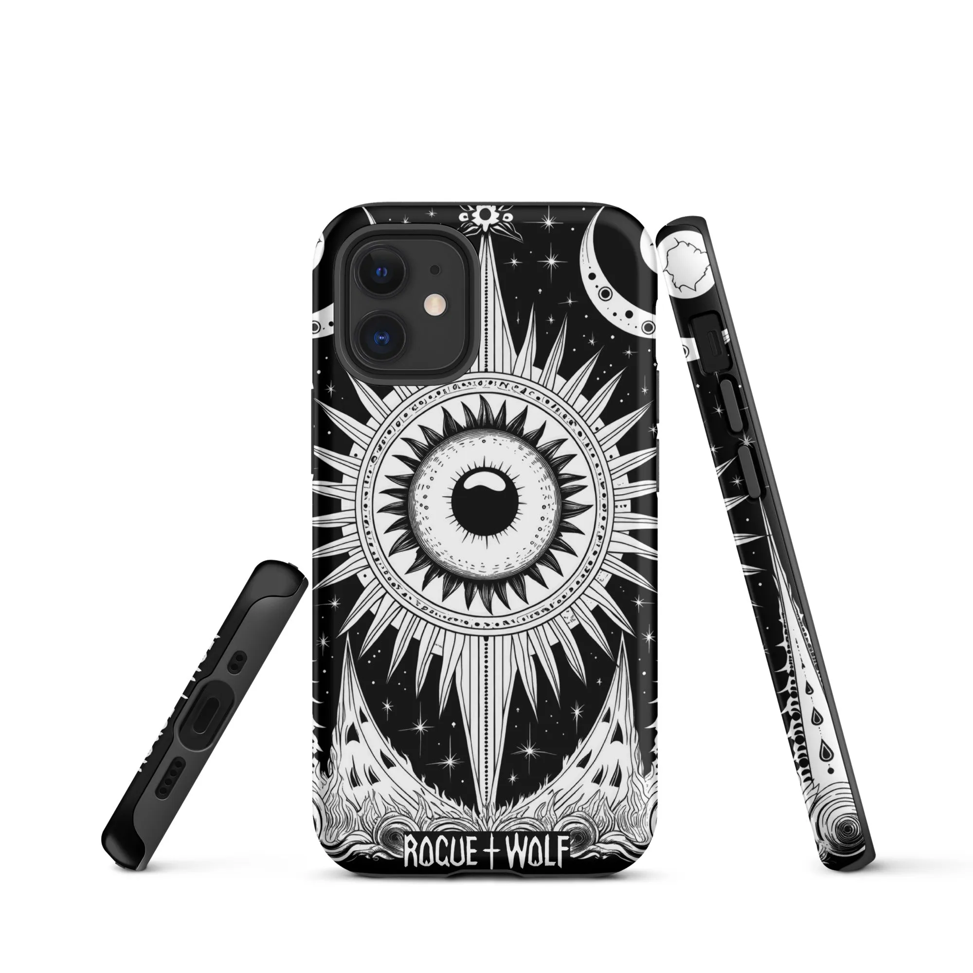 The Cosmos Awakens Tough Phone Case for iPhone - Witchy Gothic Shockproof Anti-scratch Case Gift for Him/Her