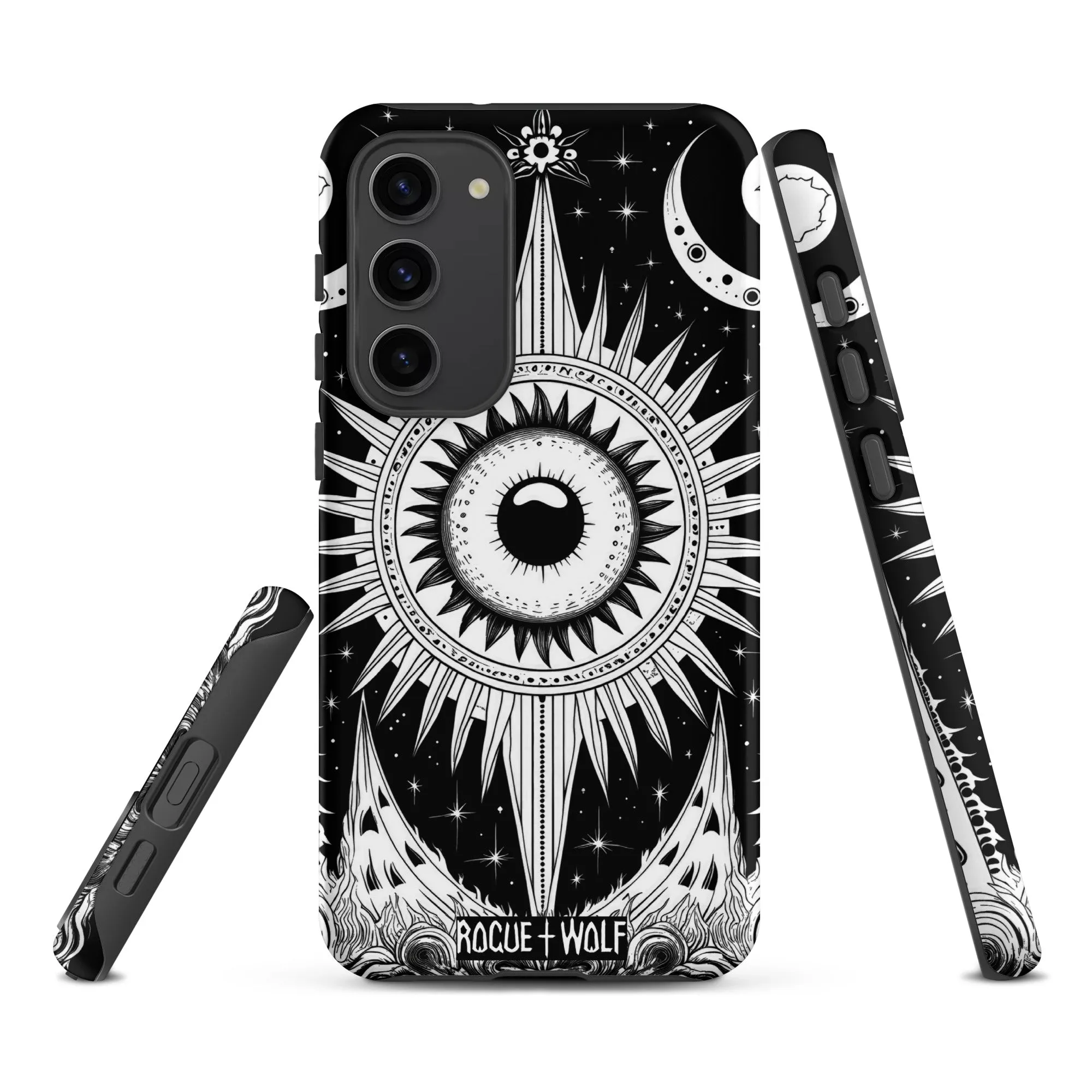 The Cosmos Awakens Tough Phone Case for Samsung - Witchy Goth Shockproof Anti-scratch Case Cool Gothic Gifts