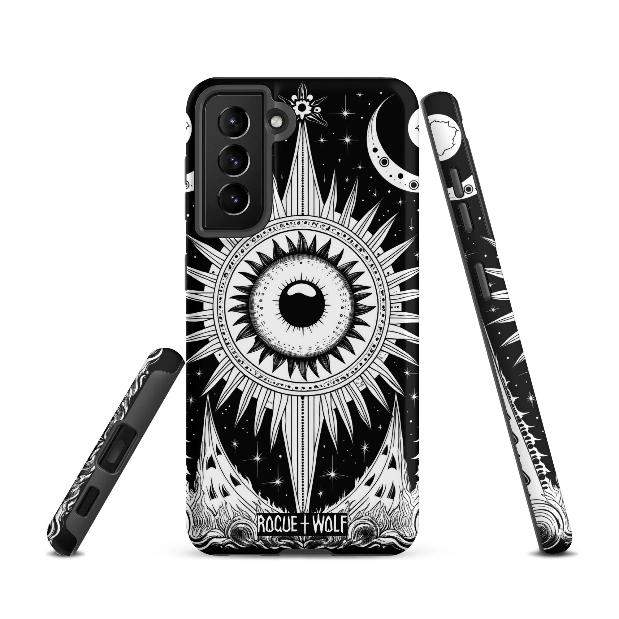 The Cosmos Awakens Tough Phone Case for Samsung - Witchy Goth Shockproof Anti-scratch Case Cool Gothic Gifts