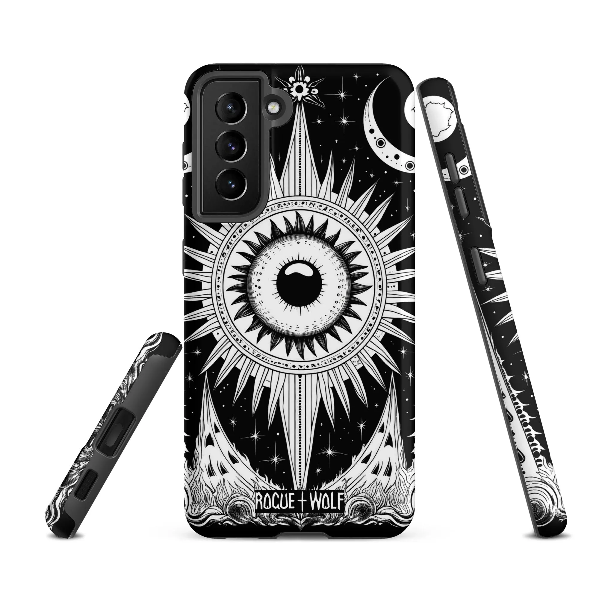 The Cosmos Awakens Tough Phone Case for Samsung - Witchy Goth Shockproof Anti-scratch Case Cool Gothic Gifts