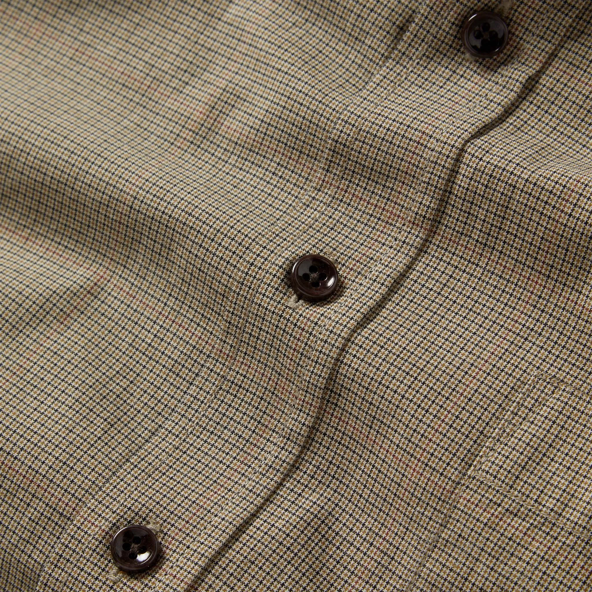 The Jack in Khaki Houndstooth Check