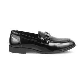 The Obama Black Men's Leather Loafers Tresmode