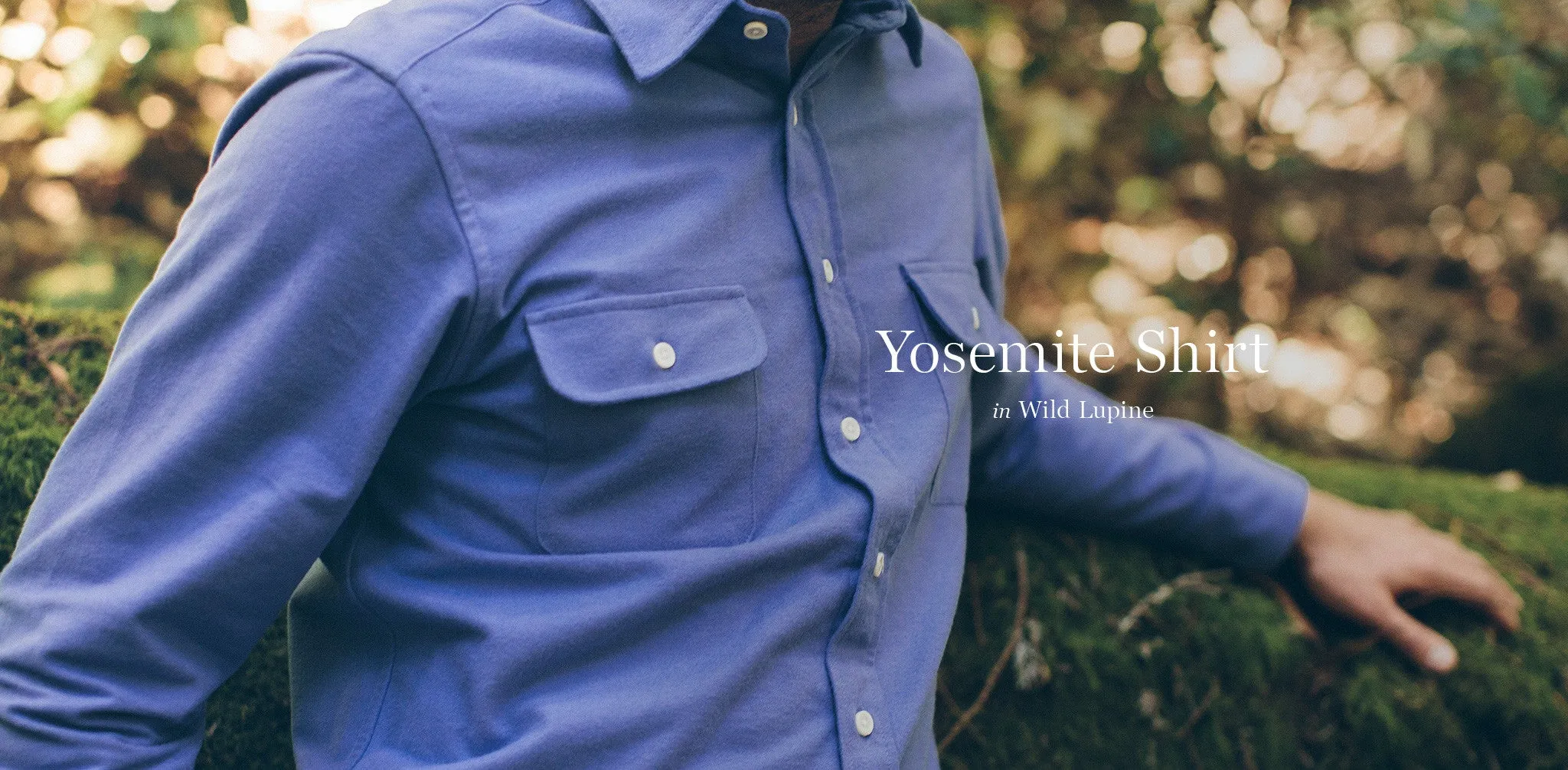 The Yosemite Shirt in Wild Lupine