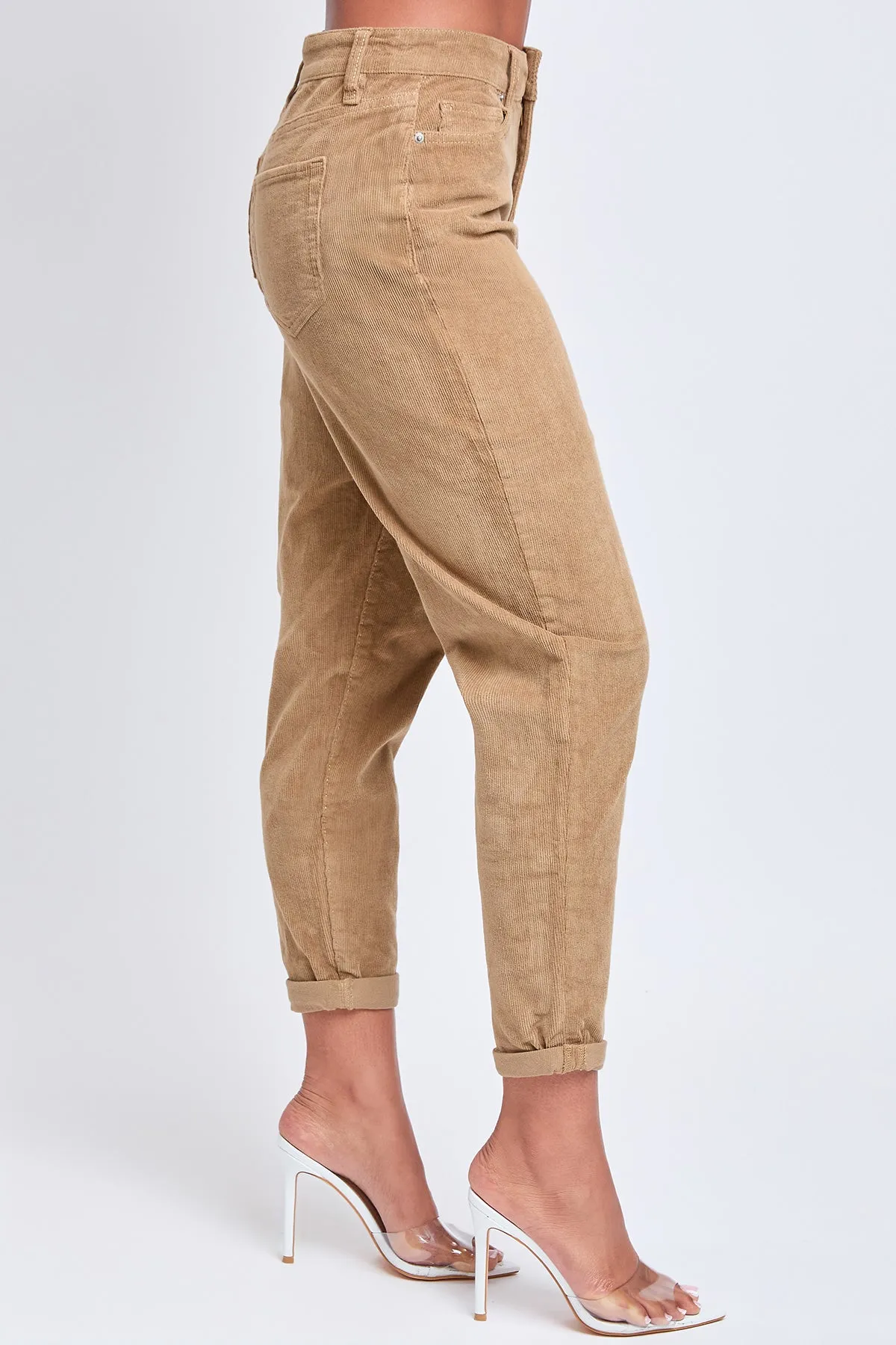 Women's Corduroy Mom Fit Pants