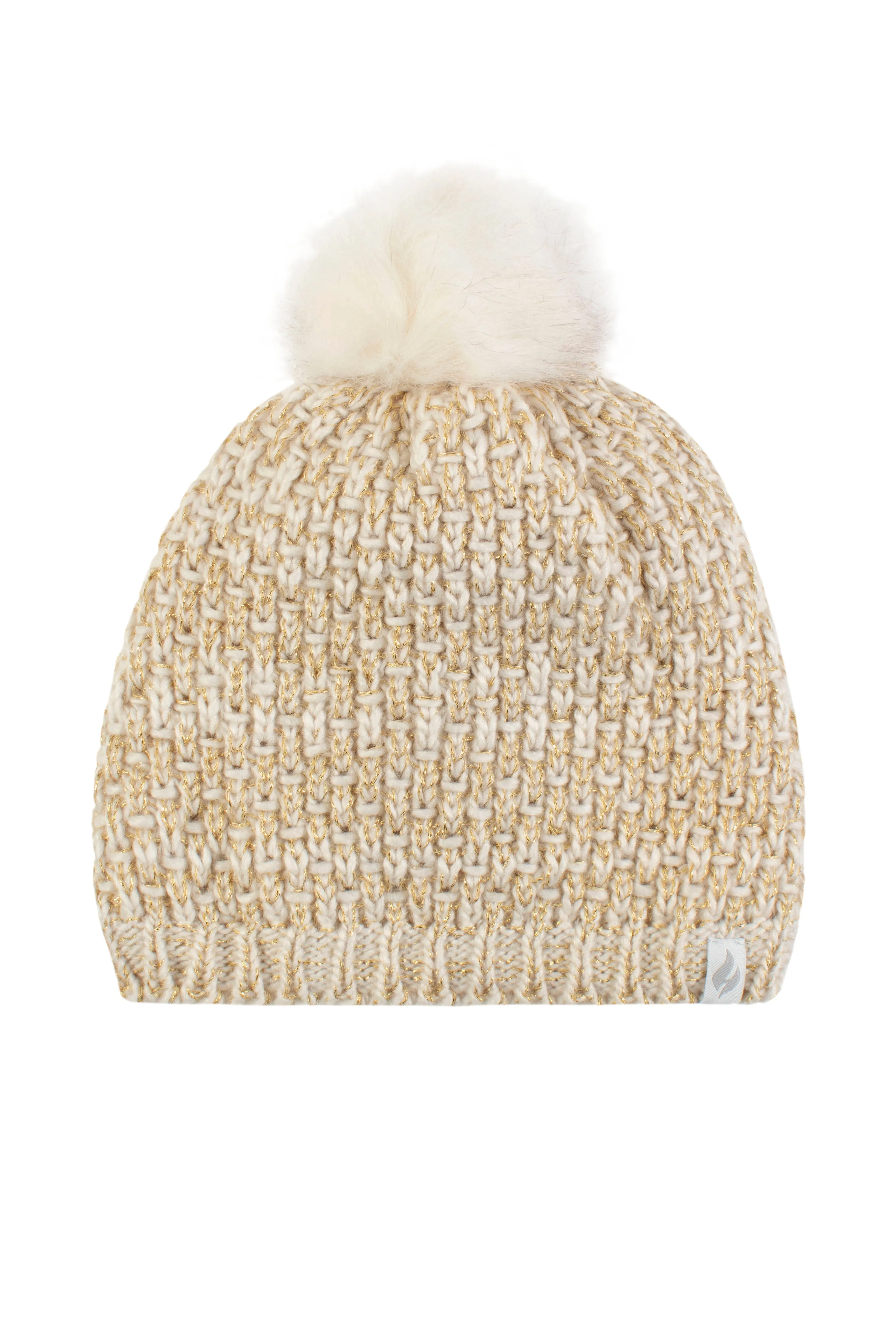 Women's Corsica Basket Weave Hat With Pom Pom