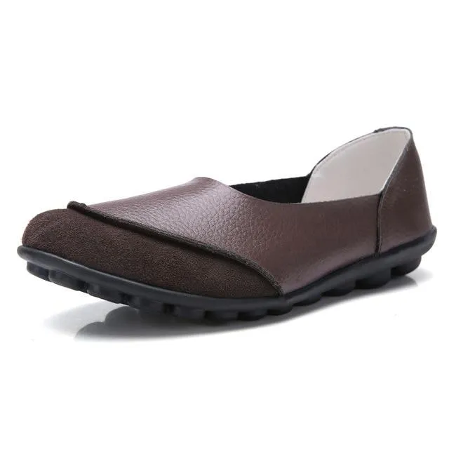 Women's Moccasins Soft Leather Flats for Bunions