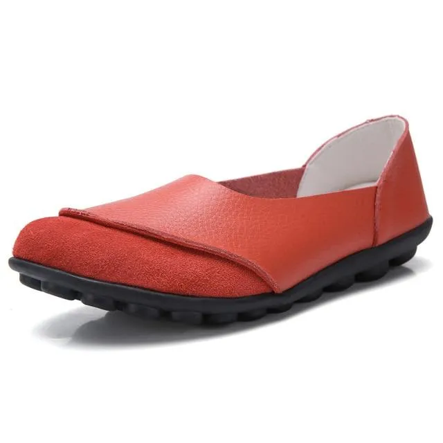 Women's Moccasins Soft Leather Flats for Bunions