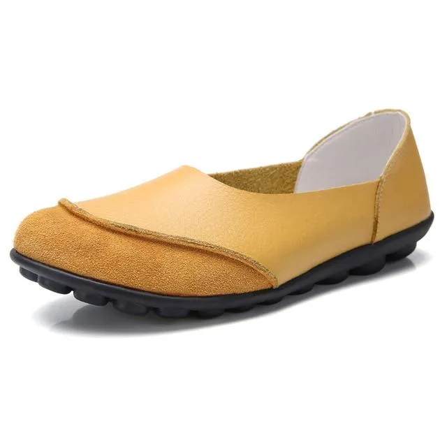 Women's Moccasins Soft Leather Flats for Bunions