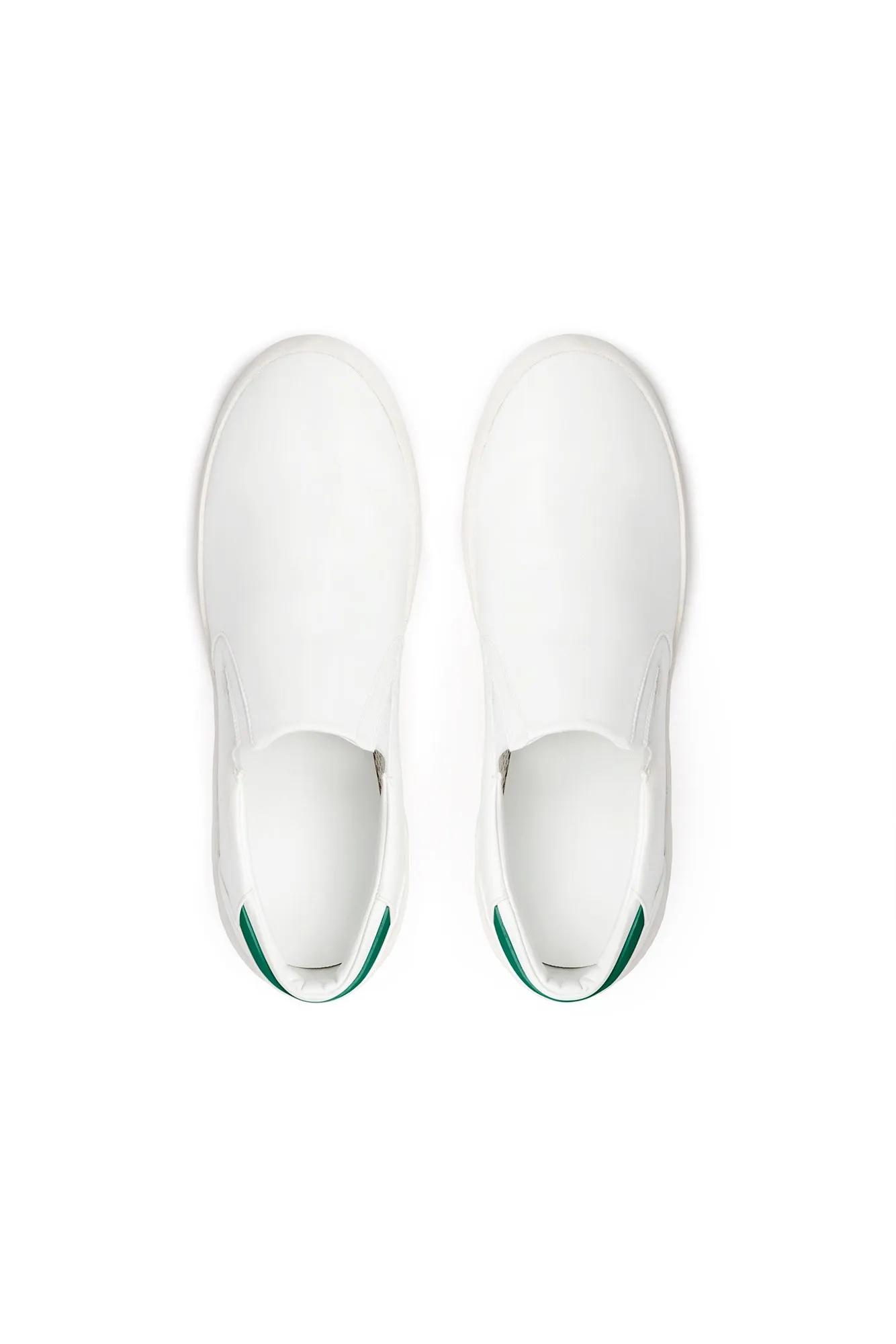 Women's Thousand Fell Slip On Sneaker - White and Jade Green