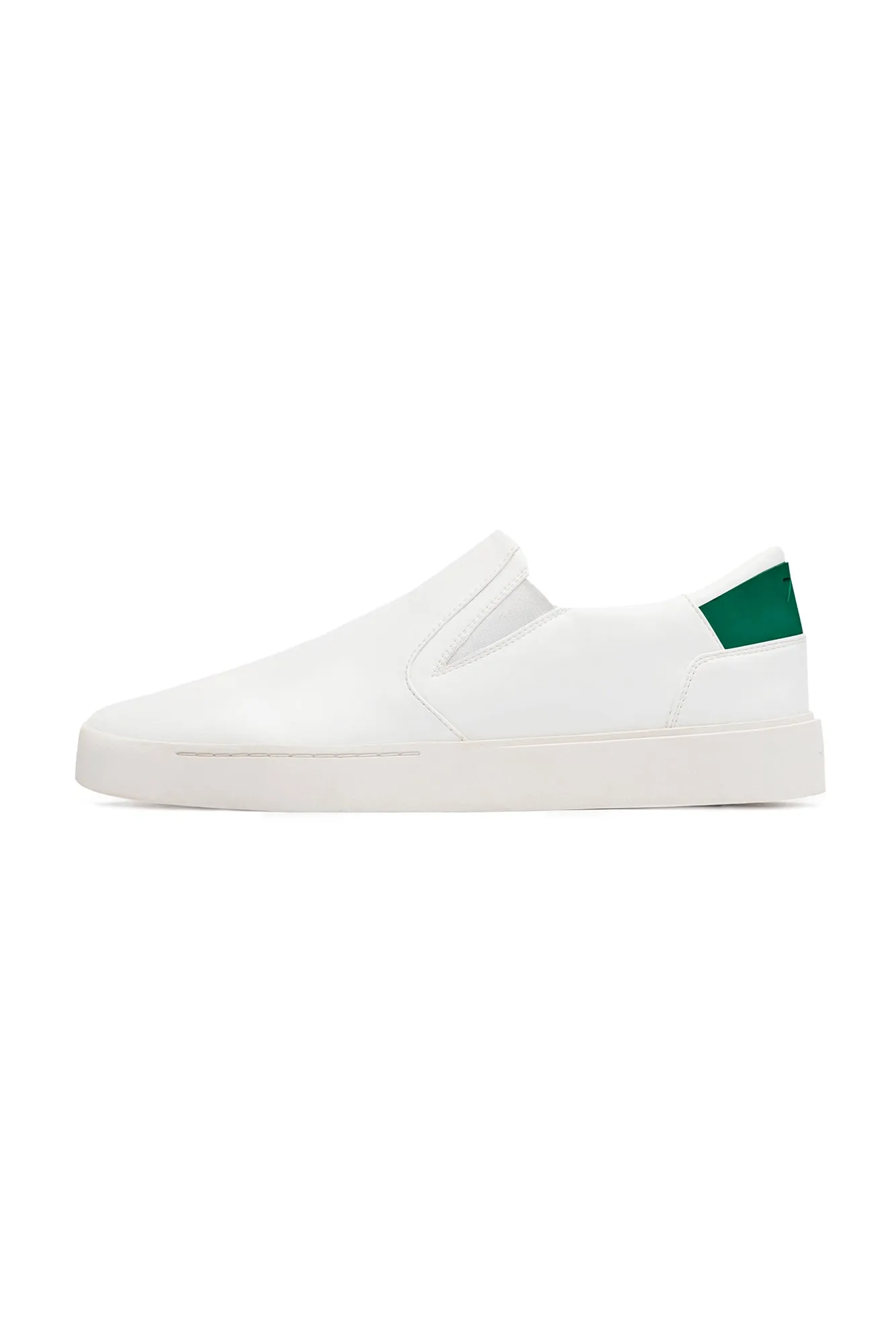 Women's Thousand Fell Slip On Sneaker - White and Jade Green